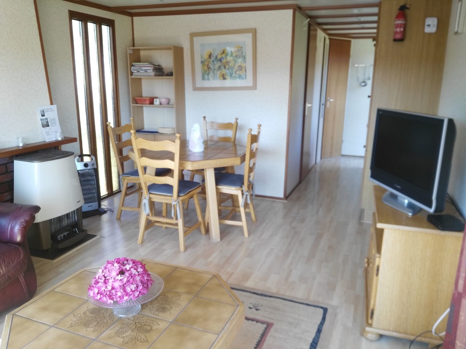 Houten chaletstacaravan 4 personen