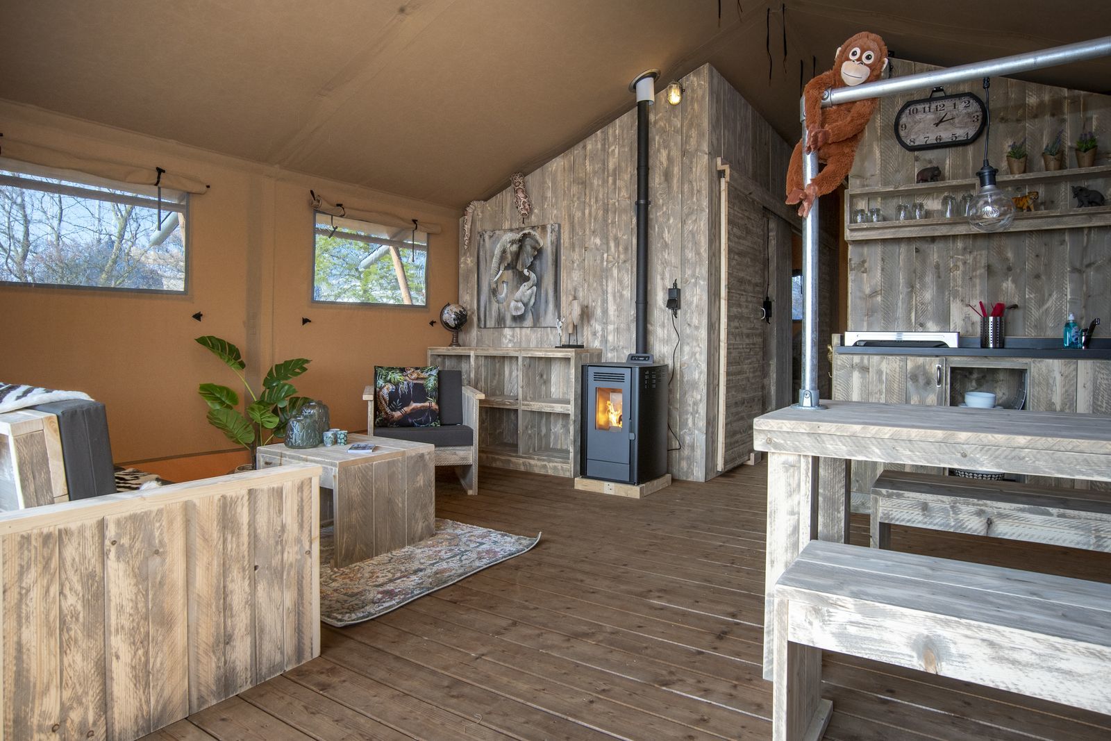 Safarilodge XL 6 persoons