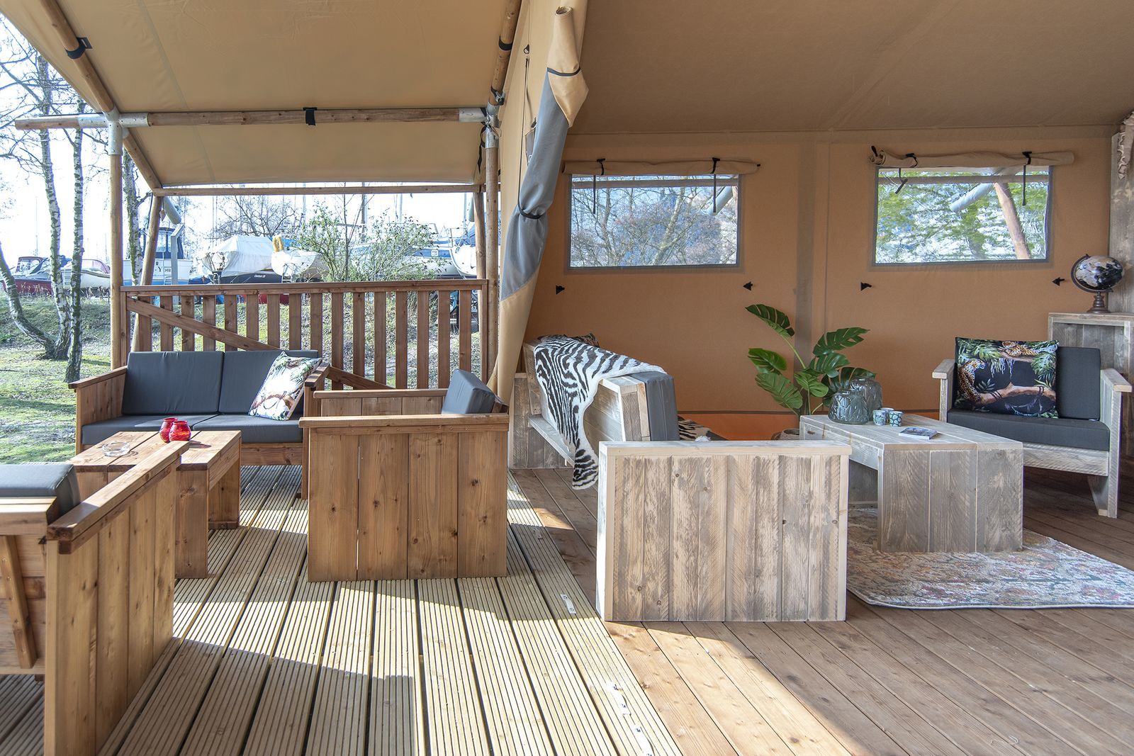Safarilodge XL 6 persoons