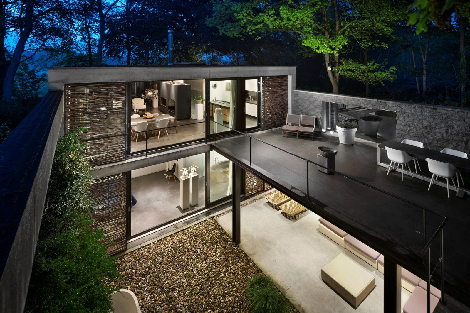 Betonnen Boshuis - luxe vakantiehuis in Brabant