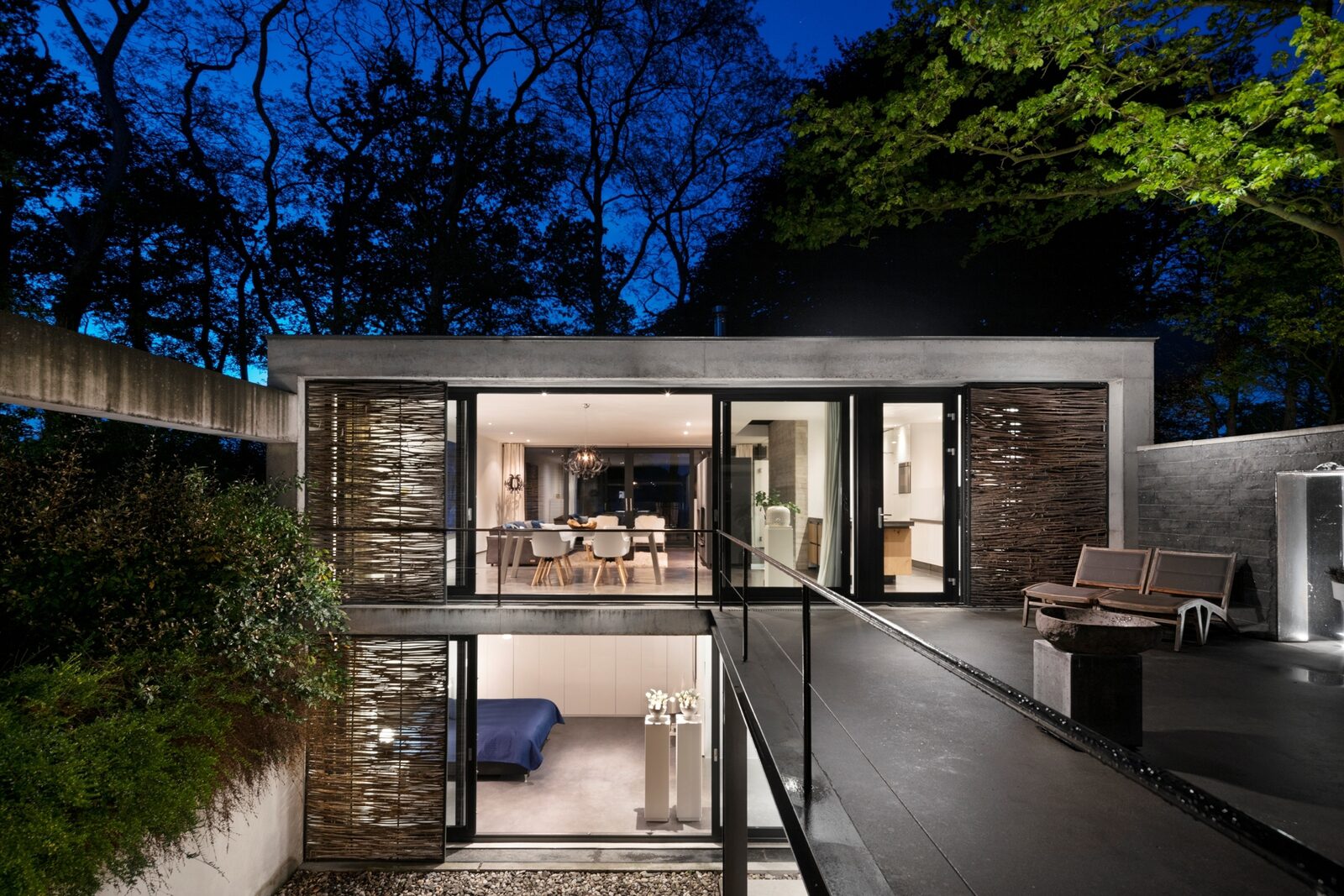 Betonnen Boshuis - luxe vakantiehuis in Brabant
