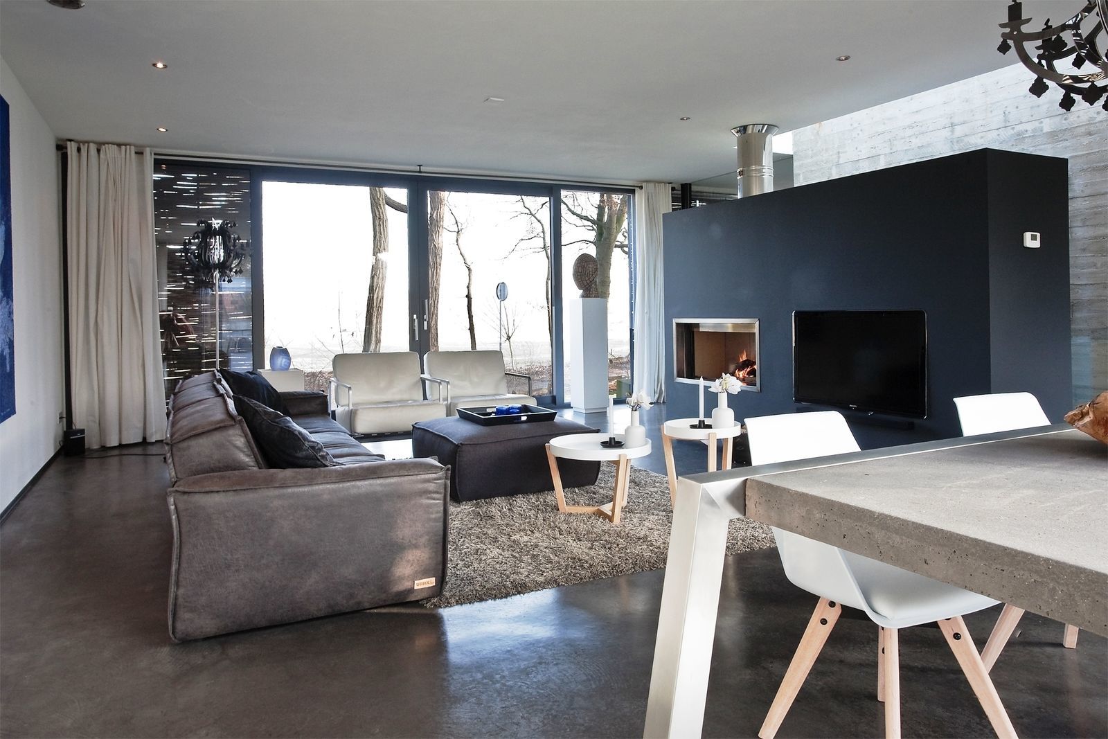 Betonnen Boshuis - luxe vakantiehuis in Brabant