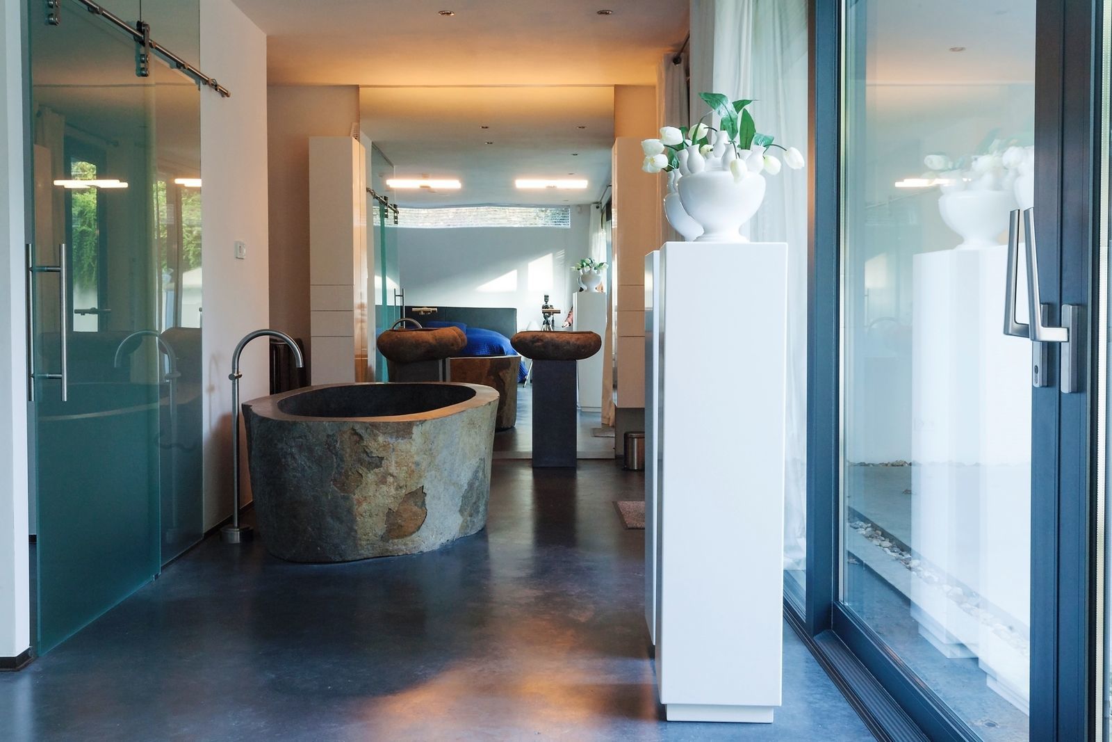 Betonnen Boshuis - luxe vakantiehuis in Brabant