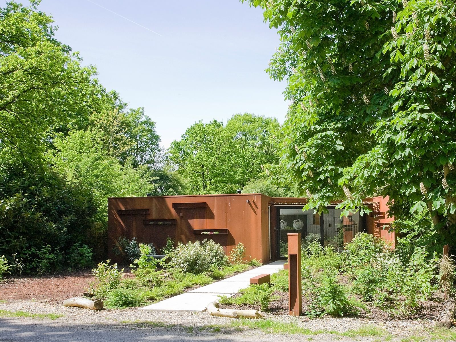 Afbeelding van Stalen Boshuis - luxe vakantiehuis met sauna in Brabant