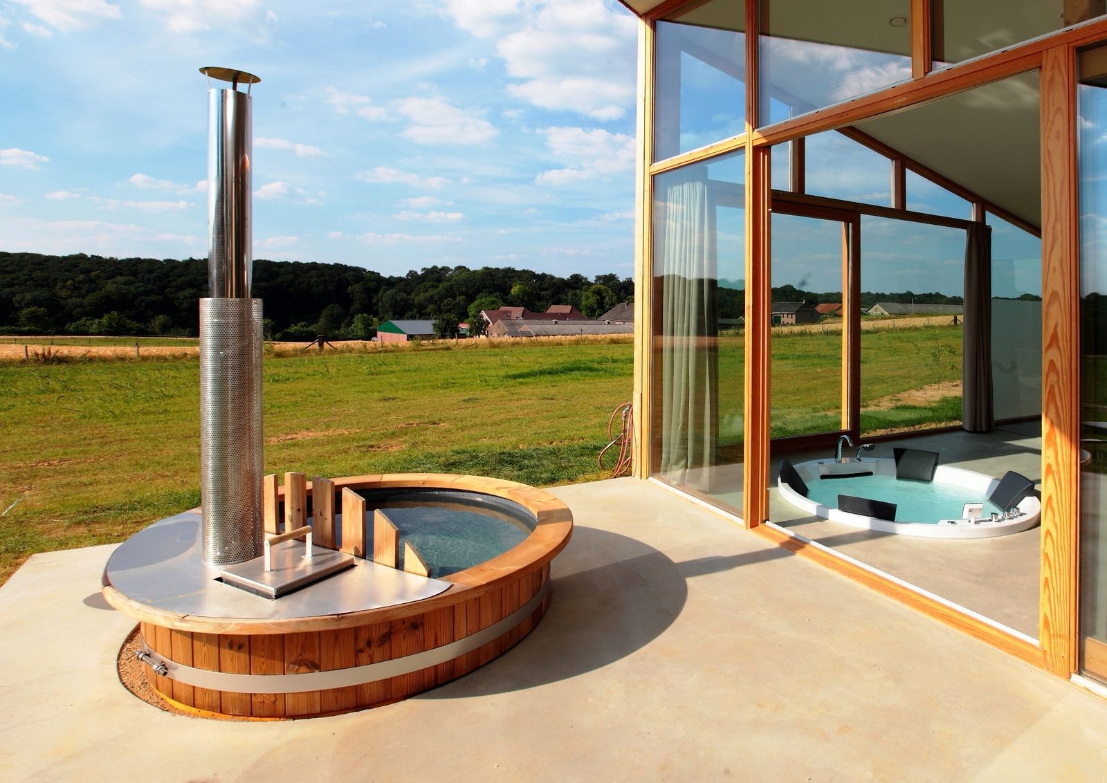 Landgoed St. Geertruid - Natuurloft® Water met hottub en jacuzzi