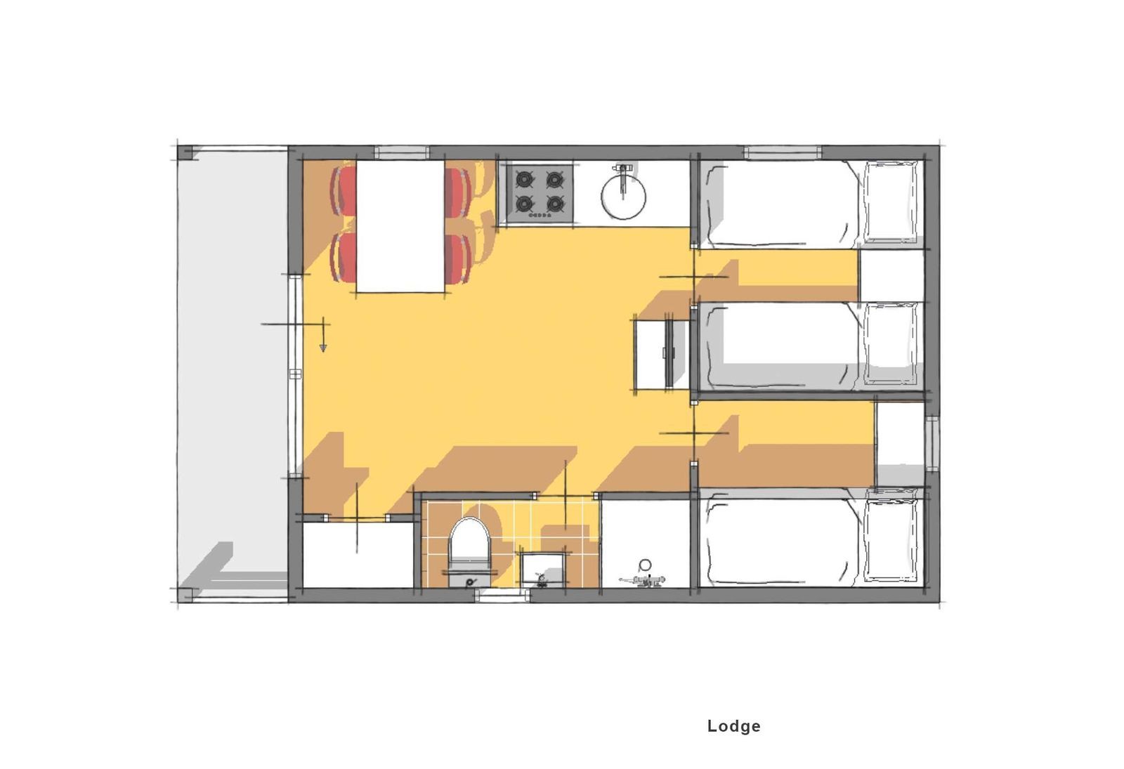 4-Persoons Lodge