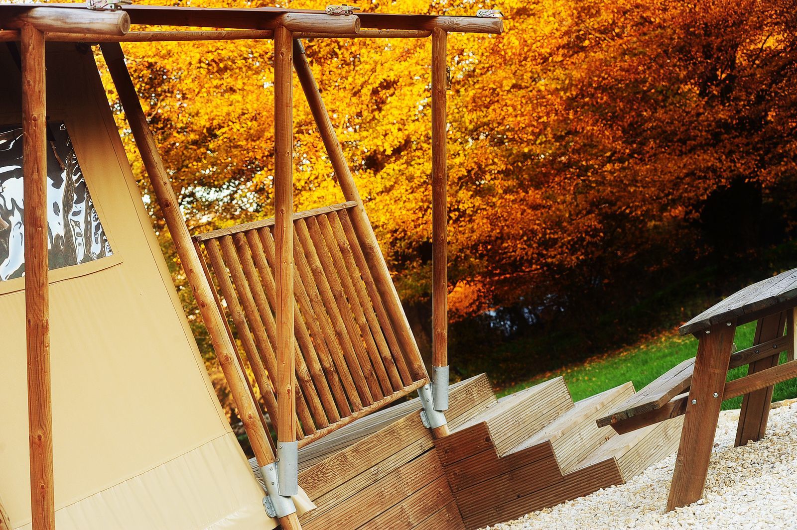 Glamping bij Marleen & Robby