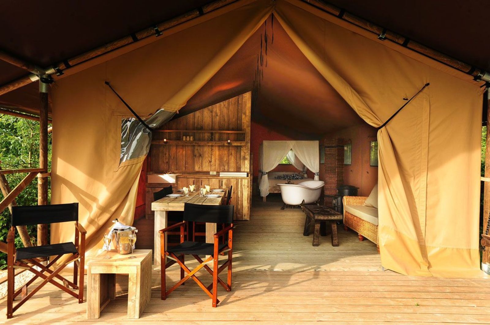 Glamping bij Marleen & Robby