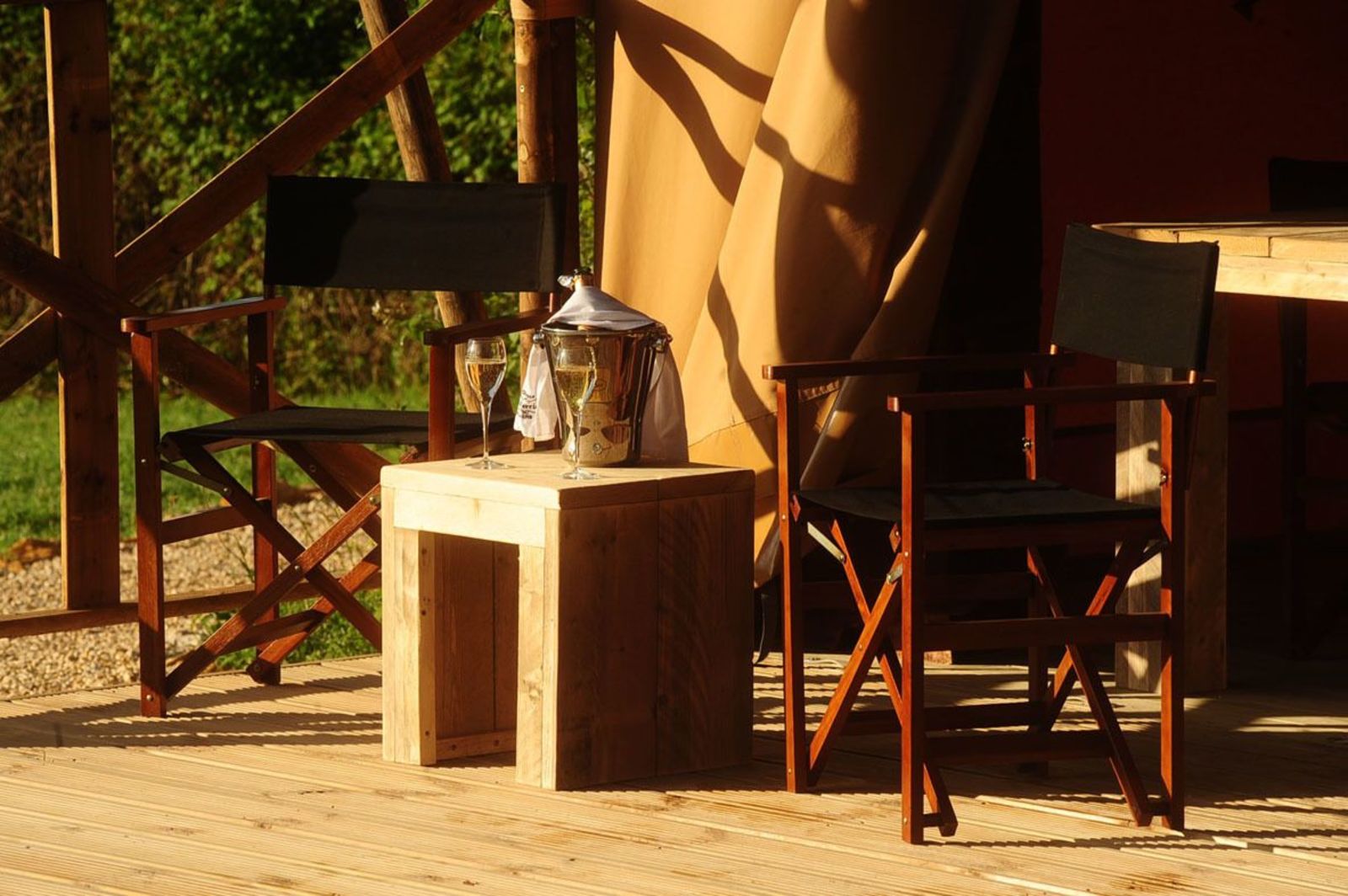 Glamping bij Marleen & Robby