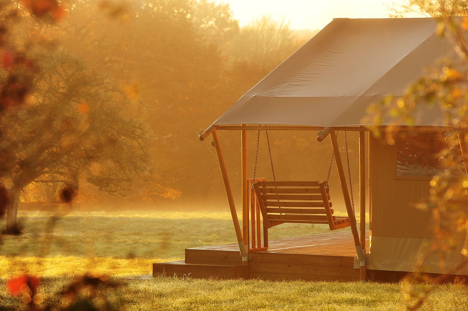 Glamping bij Marleen & Robby
